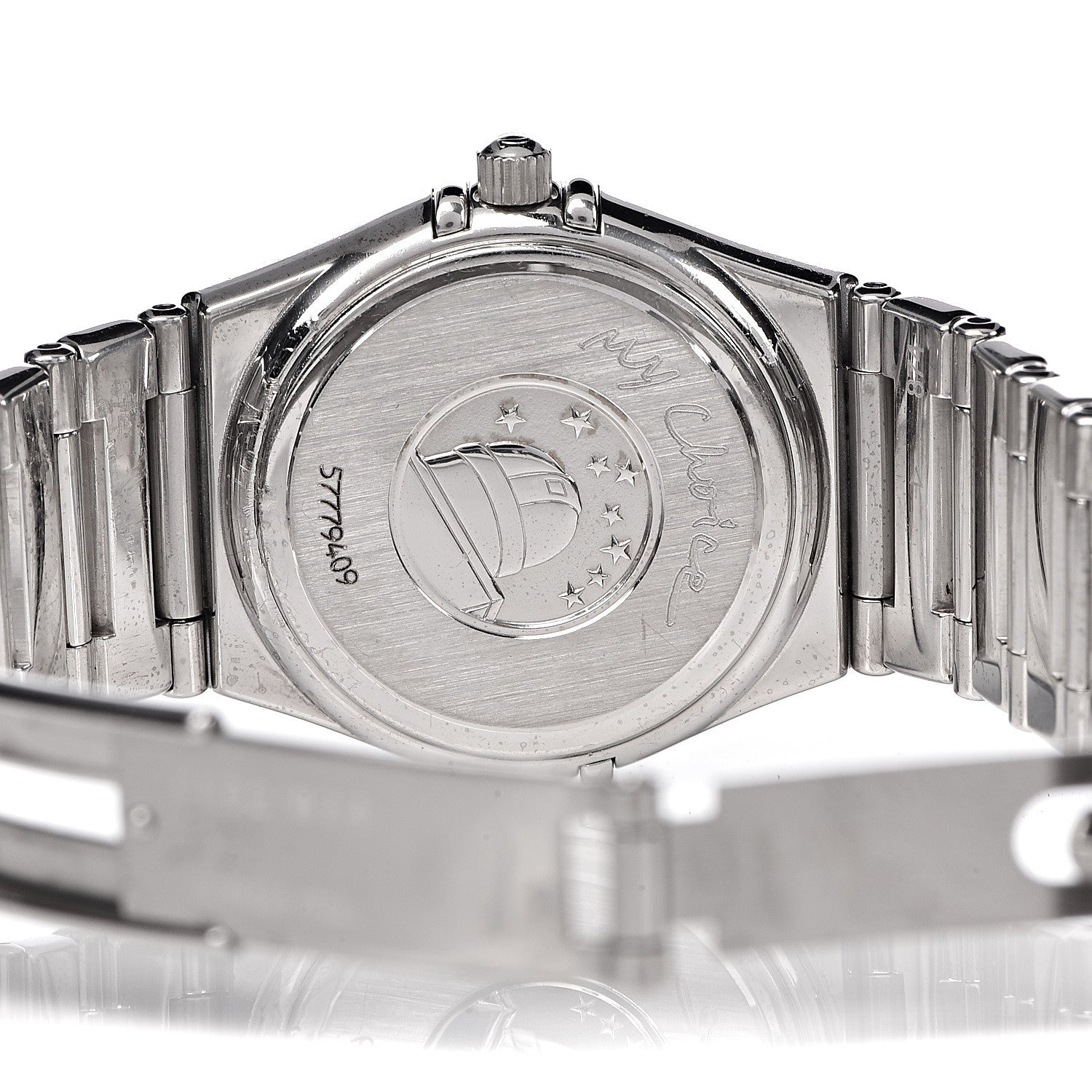 Omega Stainless Steel Mother of Pearl 25mm Constellation My Choice Quartz Watch 1571.71.00 6 of 6