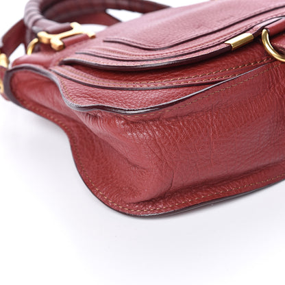 Chloe Calfskin Mini Marcie Satchel Garnet 7 of 9