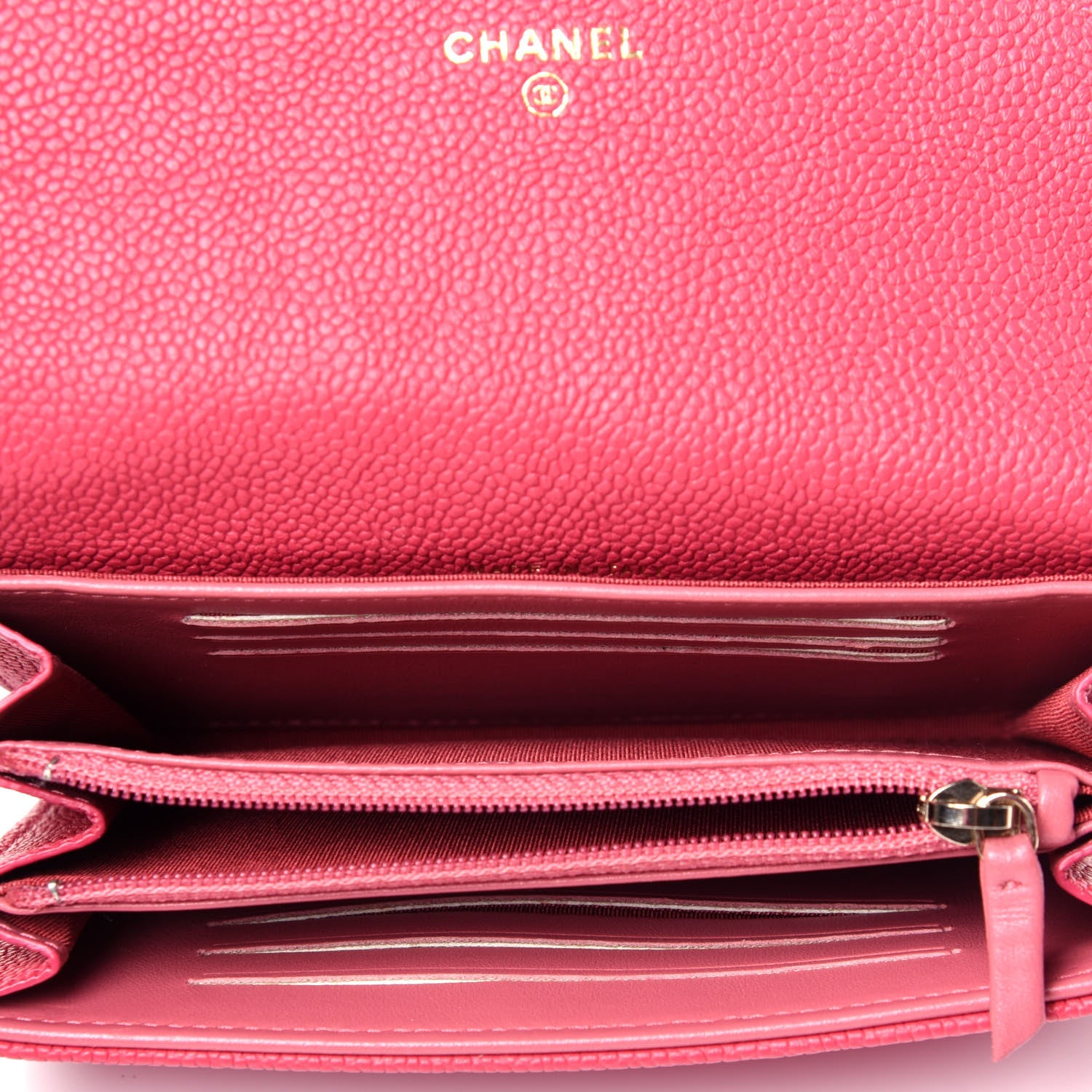 Chanel Caviar Quilted Medium CC Box Flap Wallet Pink 5 of 12
