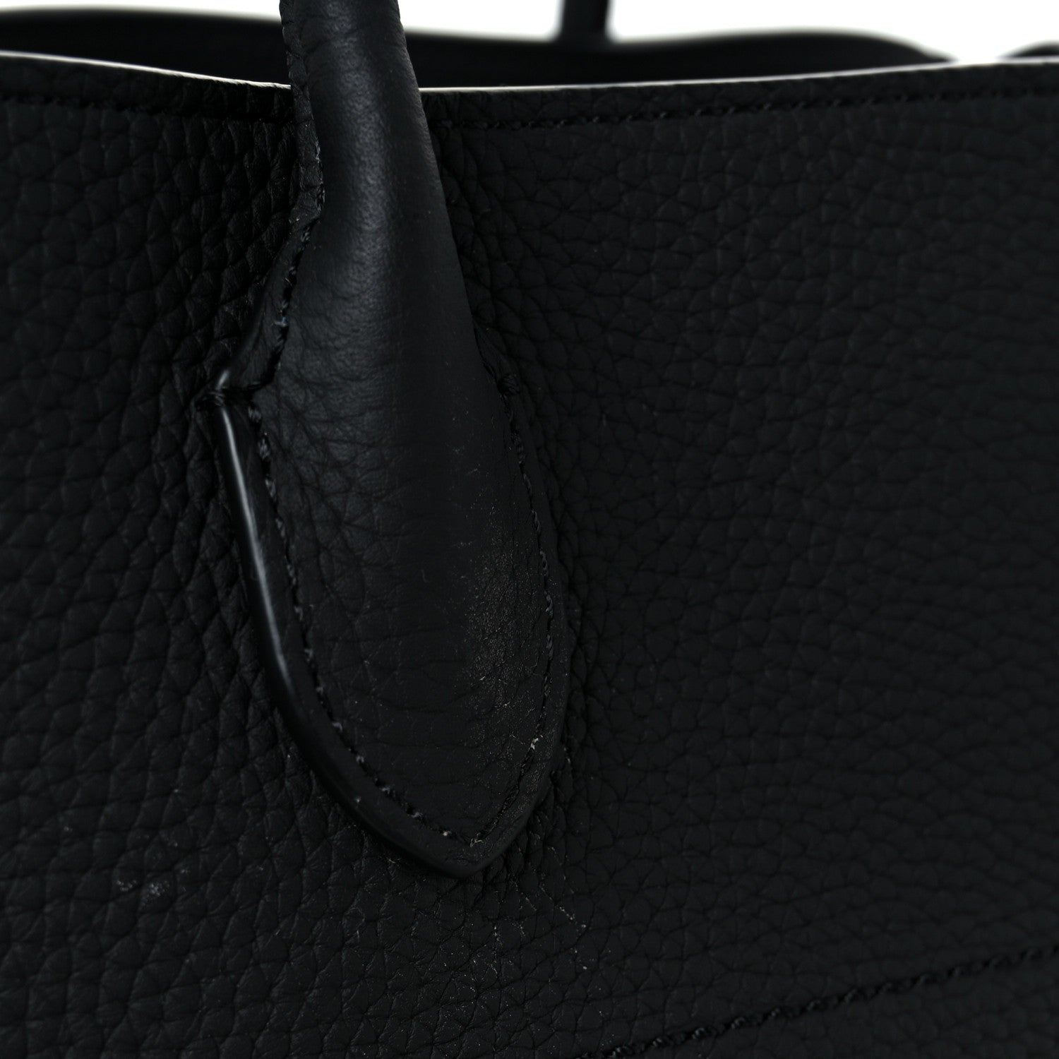 The Row Matte Grained Calfskin Soft Margaux 15 Black 10 of 10