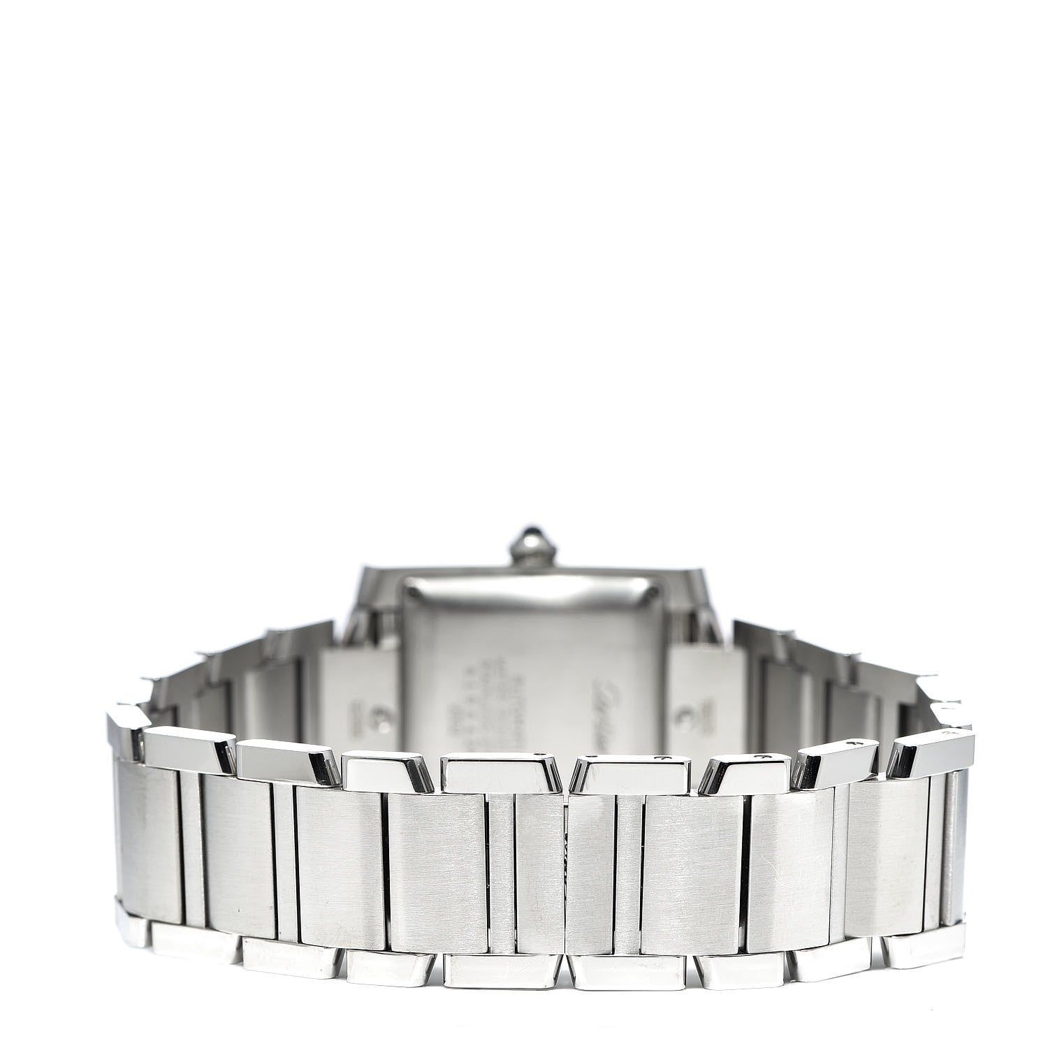 Cartier Stainless Steel 28mm Tank Francaise Automatic Watch 4 of 9