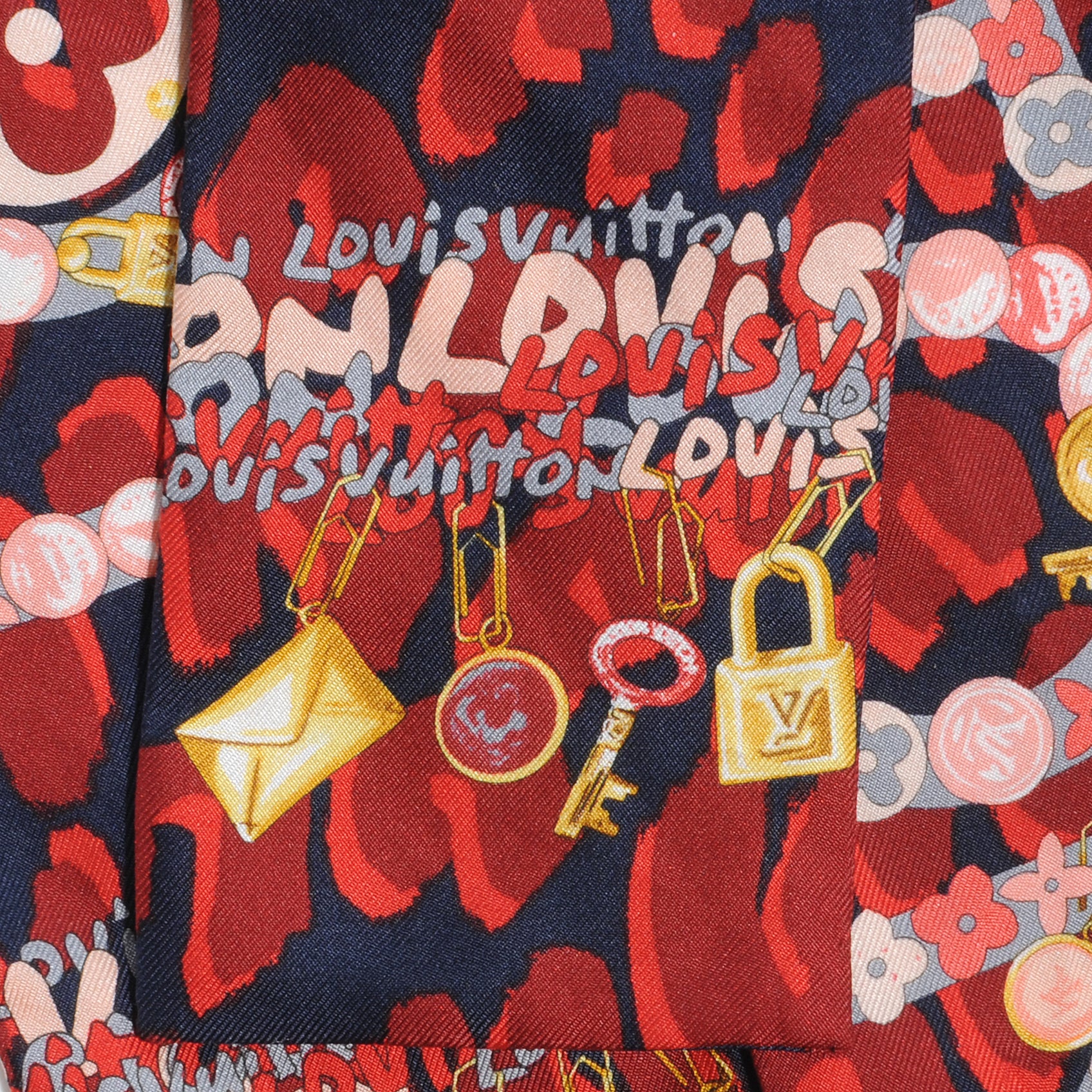 Louis Vuitton Silk Charms Scarf Bandeau 4 of 4
