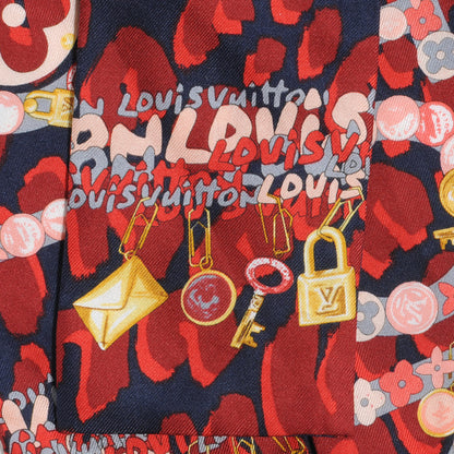 Louis Vuitton Silk Charms Scarf Bandeau 4 of 4