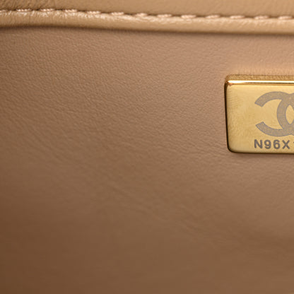 Chanel Lambskin Quilted Small Trendy CC Dual Handle Flap Bag Beige 7 of 10