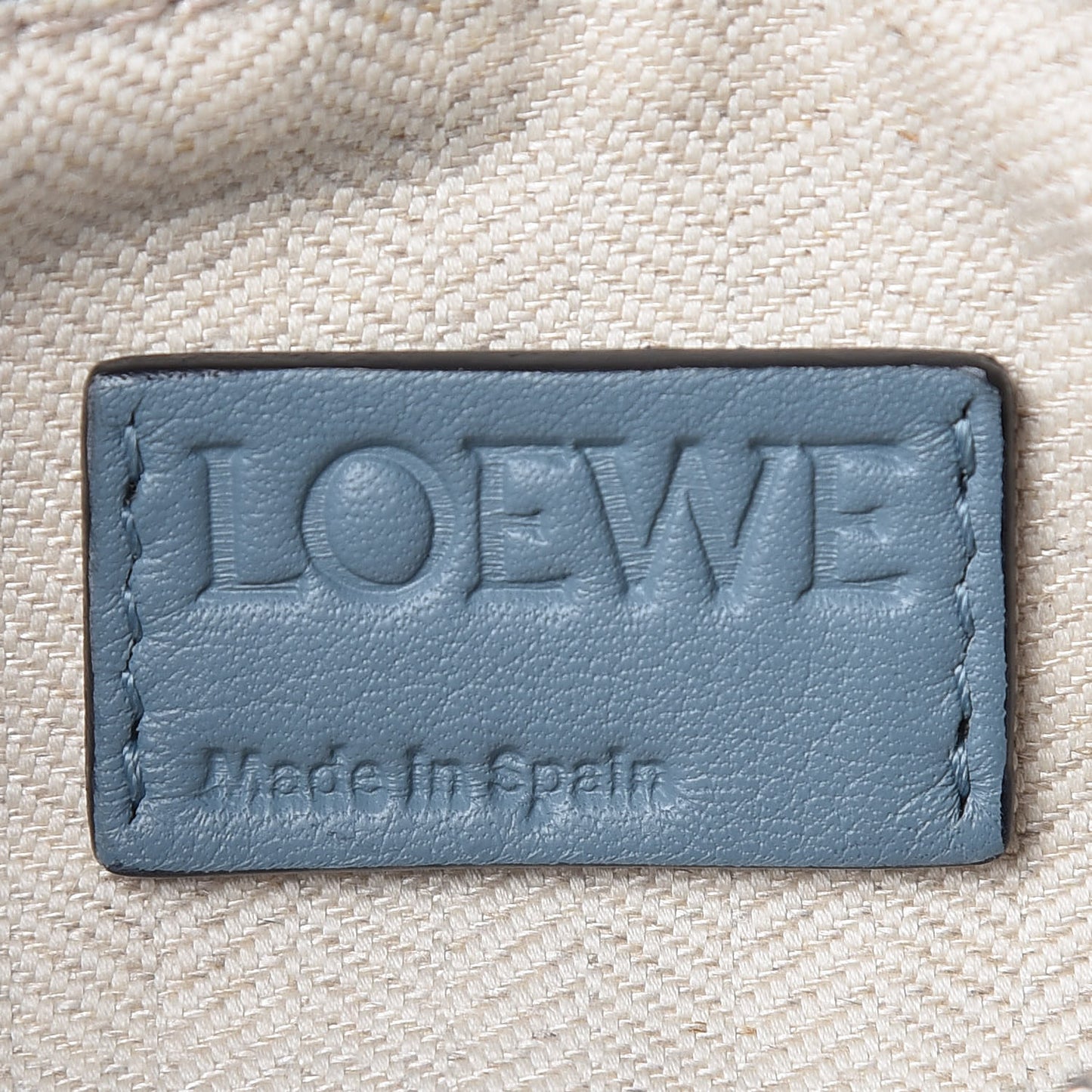 Calfskin Small Puzzle Bag Stone Blue