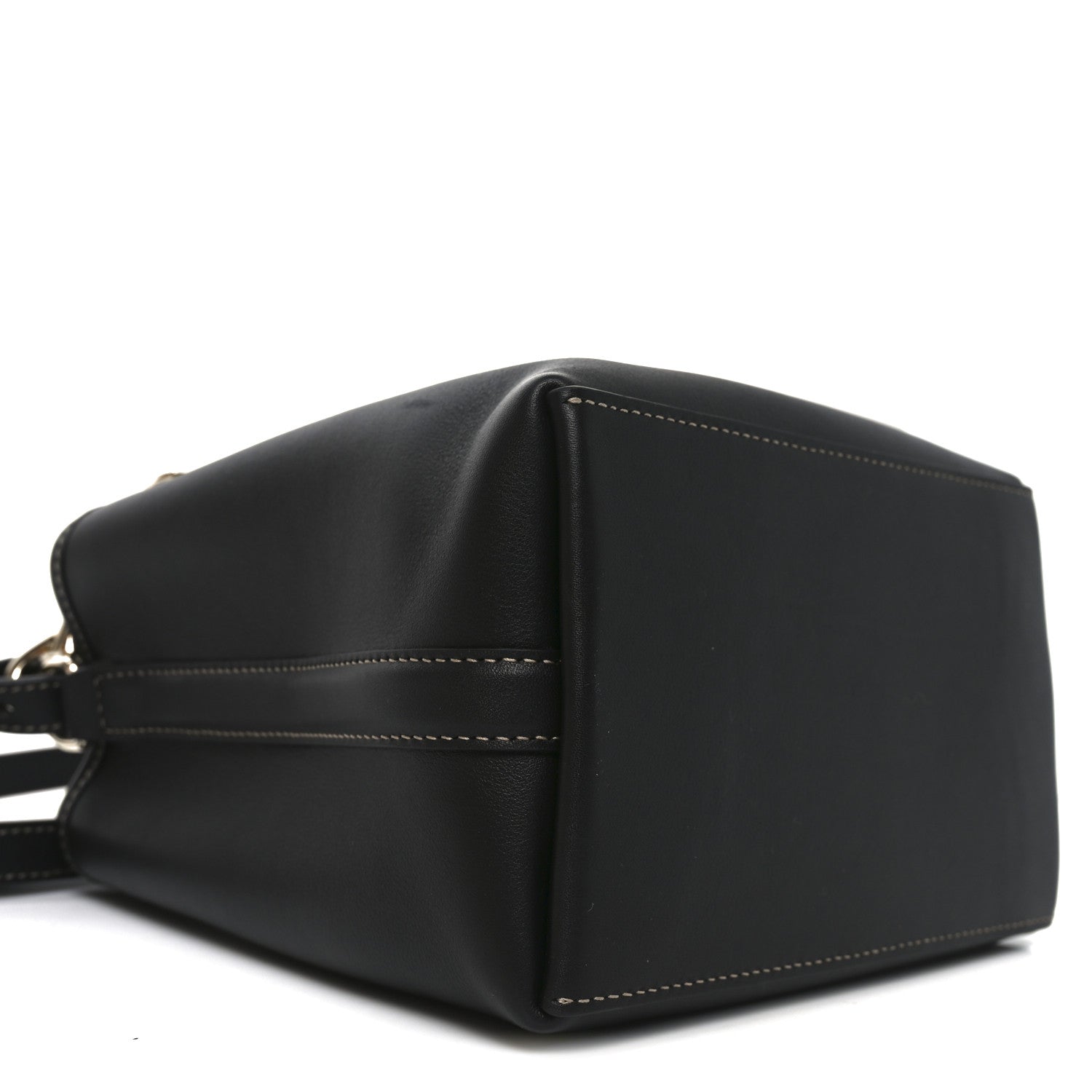 Gucci GG Calfskin Emblem Mini Bucket Bag Black 8 of 9