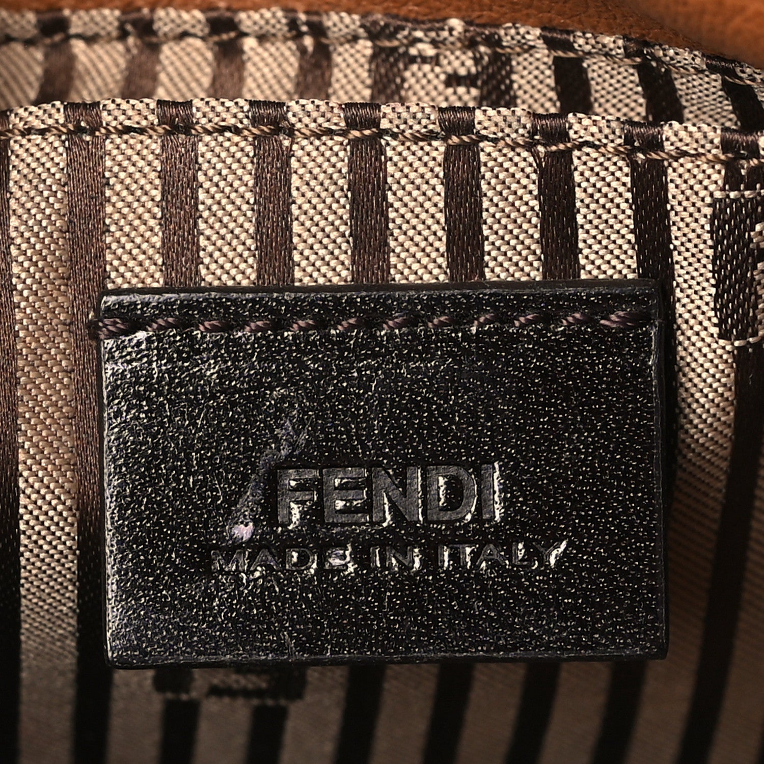 Fendi Vitello Flamingo Fendista Pouchette Crossbody Orzo 6 of 11