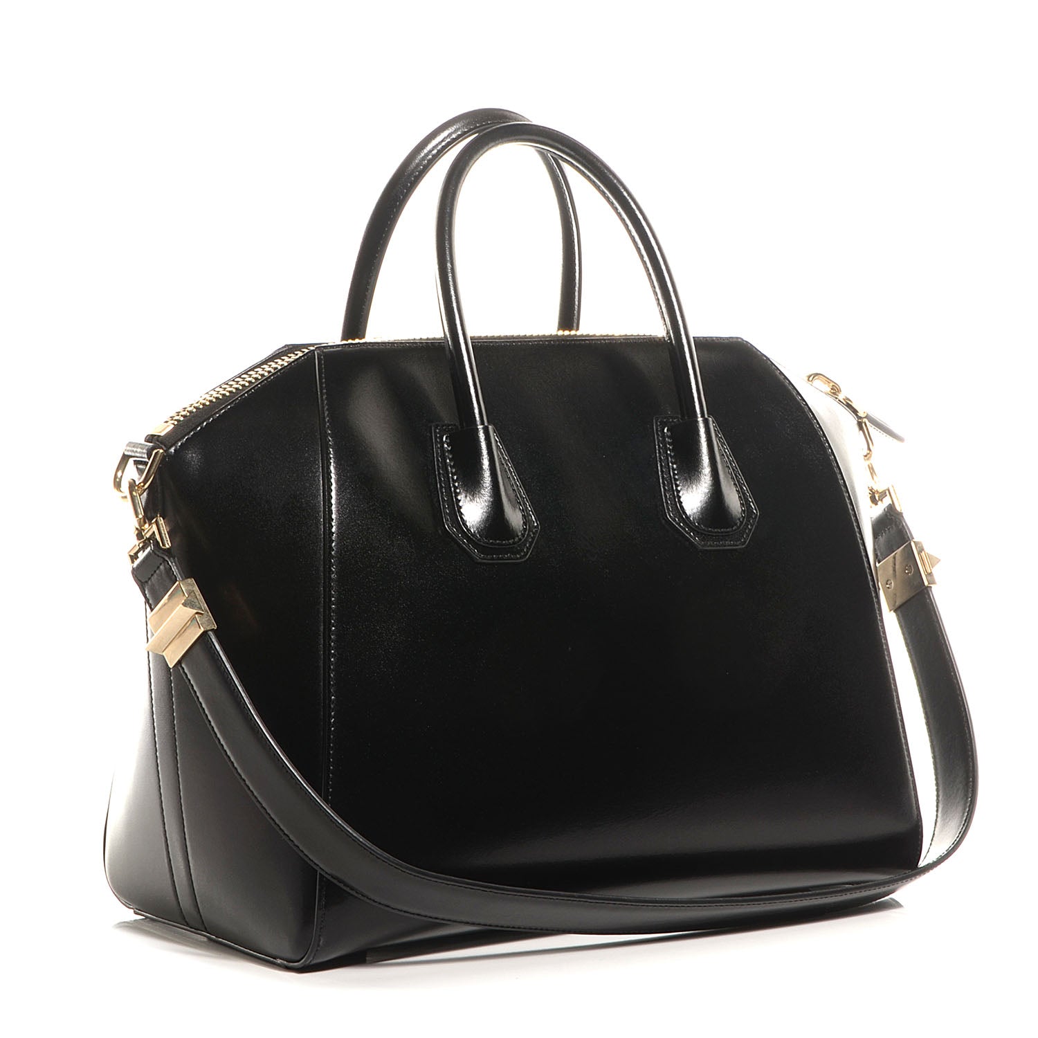 Givenchy Shiny Lord Calfskin Medium Antigona Black 3 of 9