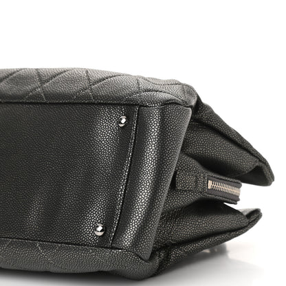 Chanel Caviar Quilted Timeless CC Shopping Tote Dark Grey 13 of 13