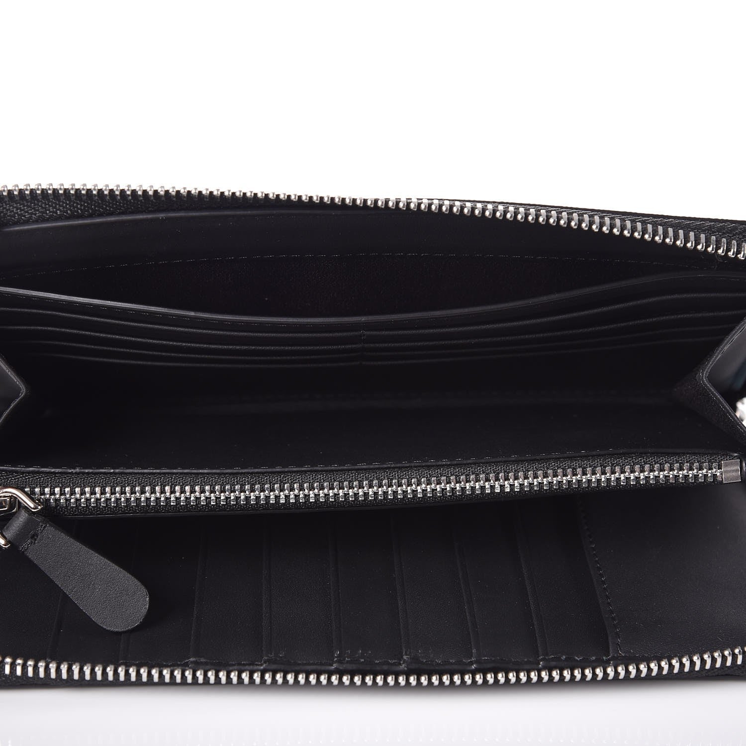 Burberry London Check Large Zip Around Wallet Charcoal 9 of 11