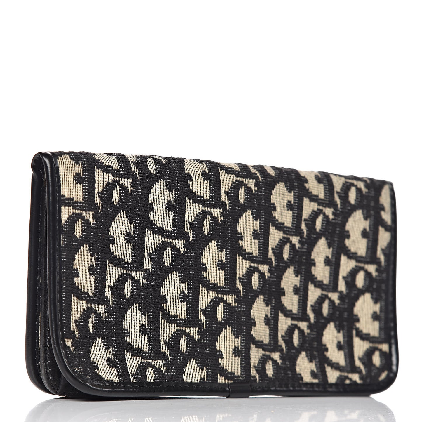 Monogram Flap Wallet Black