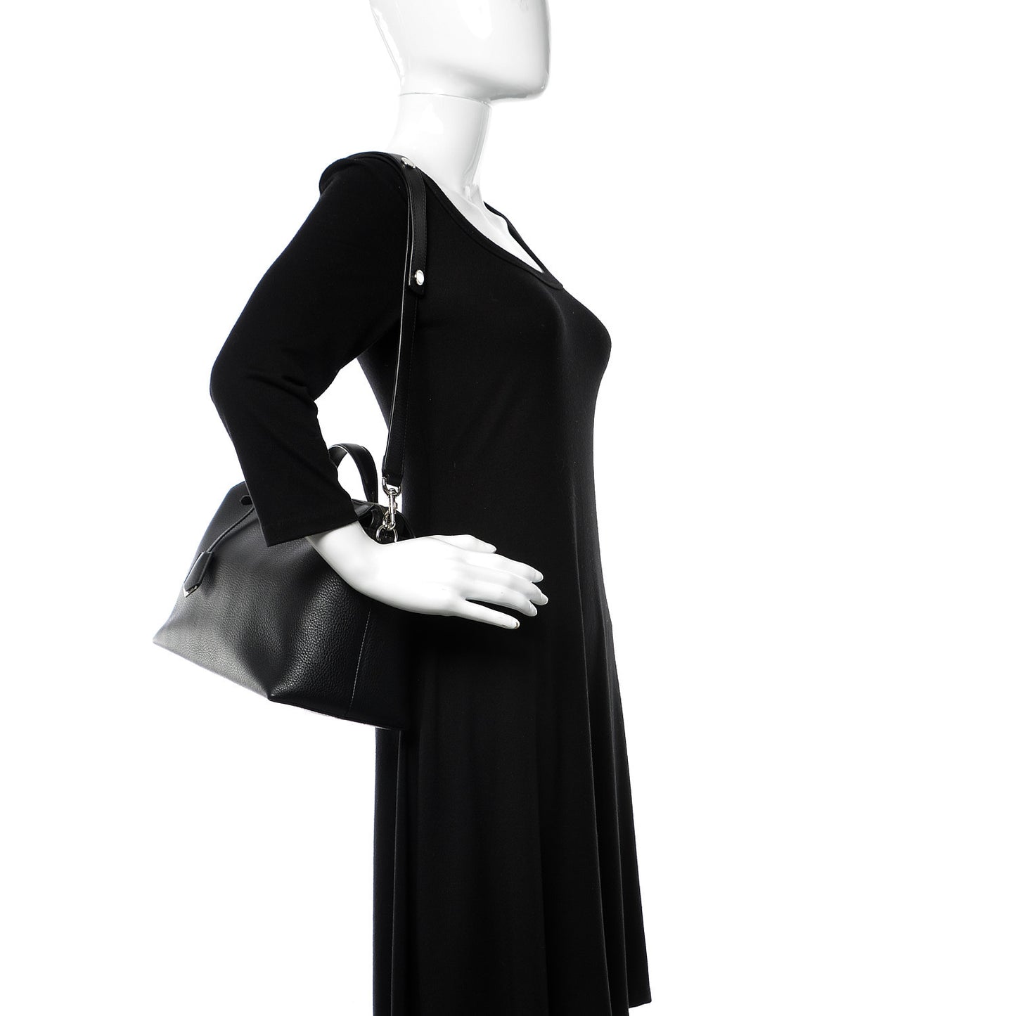 Vitello Dolce Large By The Way Boston Bag Black