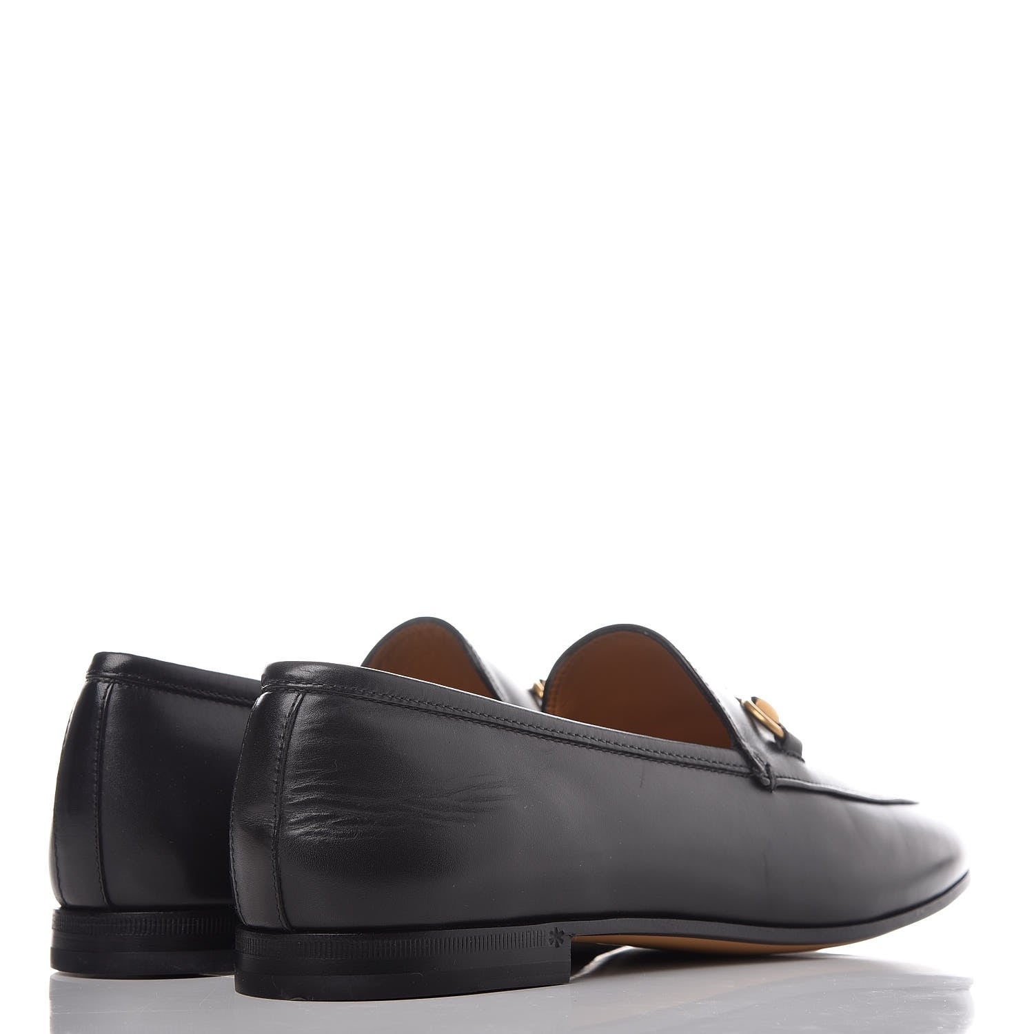 Gucci Calfskin Womens Jordaan Loafers 40 Black 4 of 11