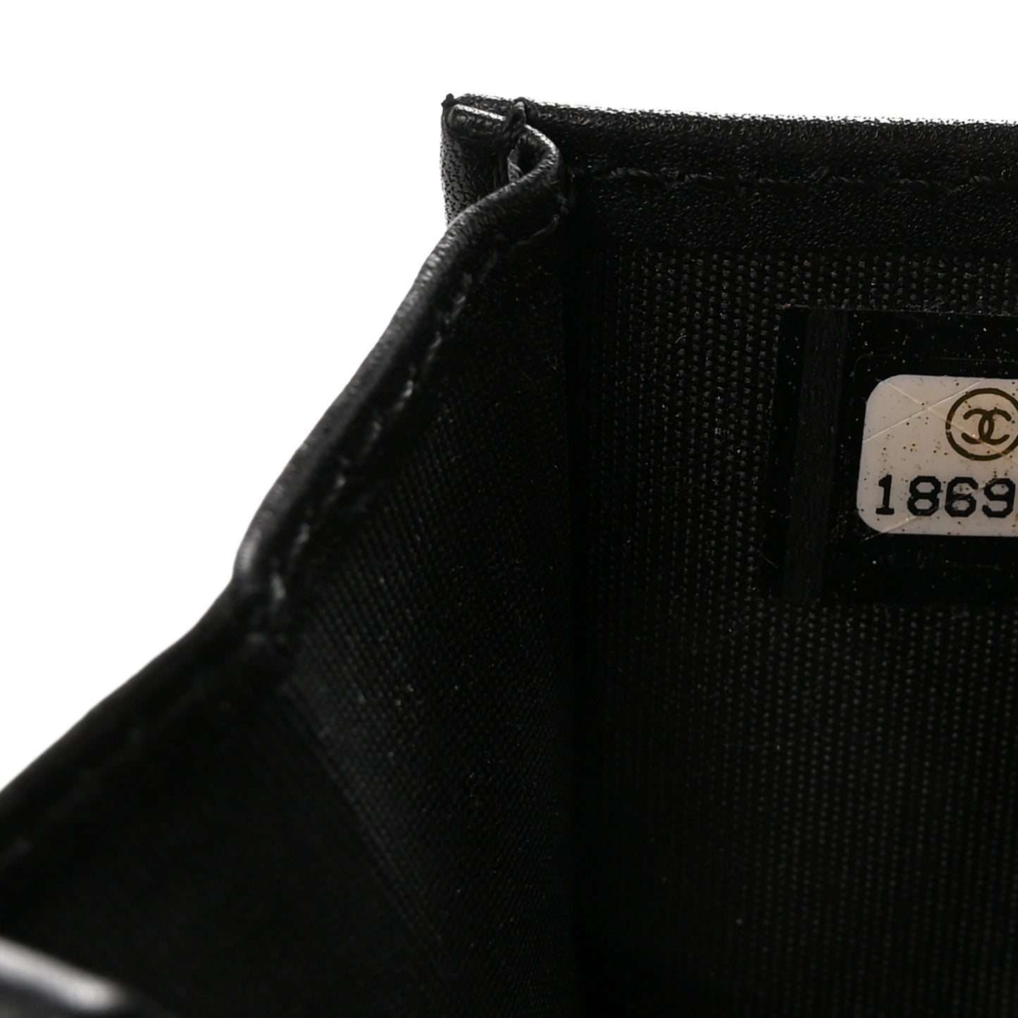 Caviar Large CC Timeless Zip Around Organizer Wallet Black