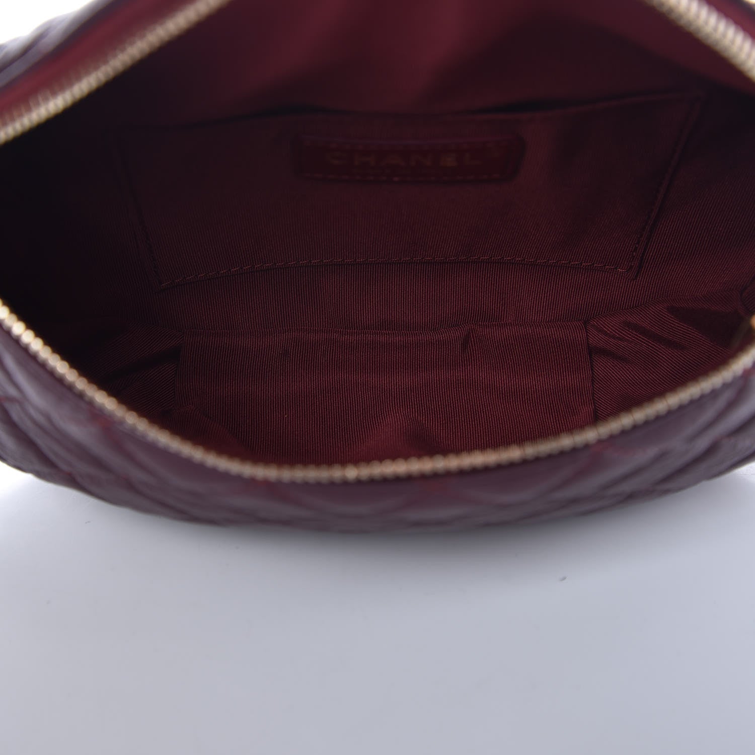 Chanel Calfskin Quilted Belt Me Up Waist Bag Burgundy 5 of 10