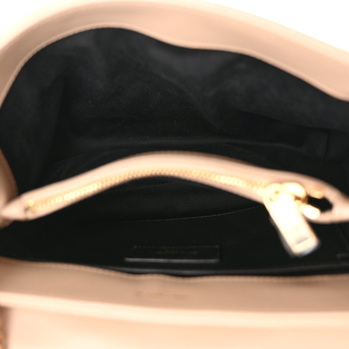 Calfskin Y Quilted Monogram Small Loulou Chain Satchel Dark Beige