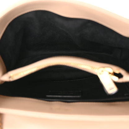 Saint Laurent Calfskin Y Quilted Monogram Small Loulou Chain Satchel Dark Beige 5 of 11