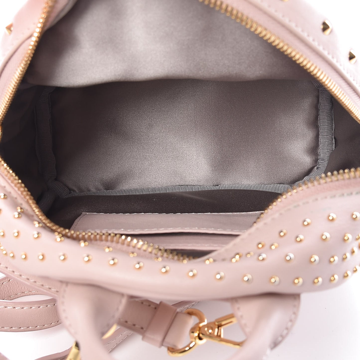 Calfskin Stud X-Mini Stark Bebe Boo Backpack Pink