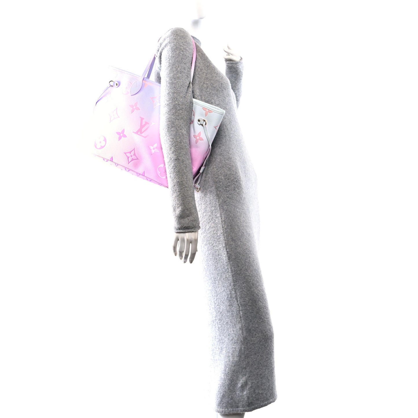 Monogram Giant Spring In The City Neverfull MM Sunrise Pastel