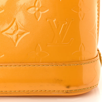 Louis Vuitton Vernis Alma BB Jaune Passion 11 of 18
