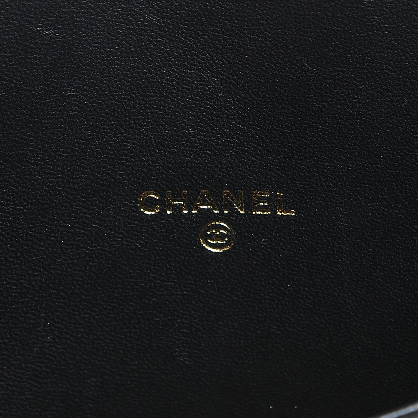 Lambskin Camellia Embossed iPad Case Black