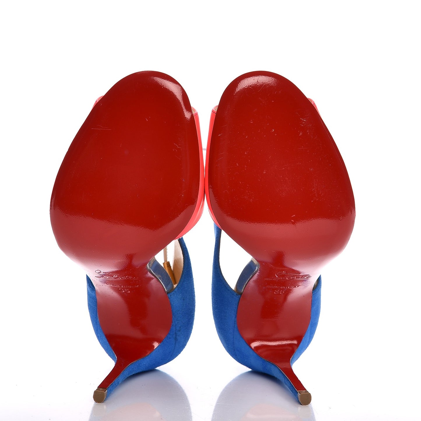 Kid Suede Fluo Mayerling 100 Sandals 35 Version Orange