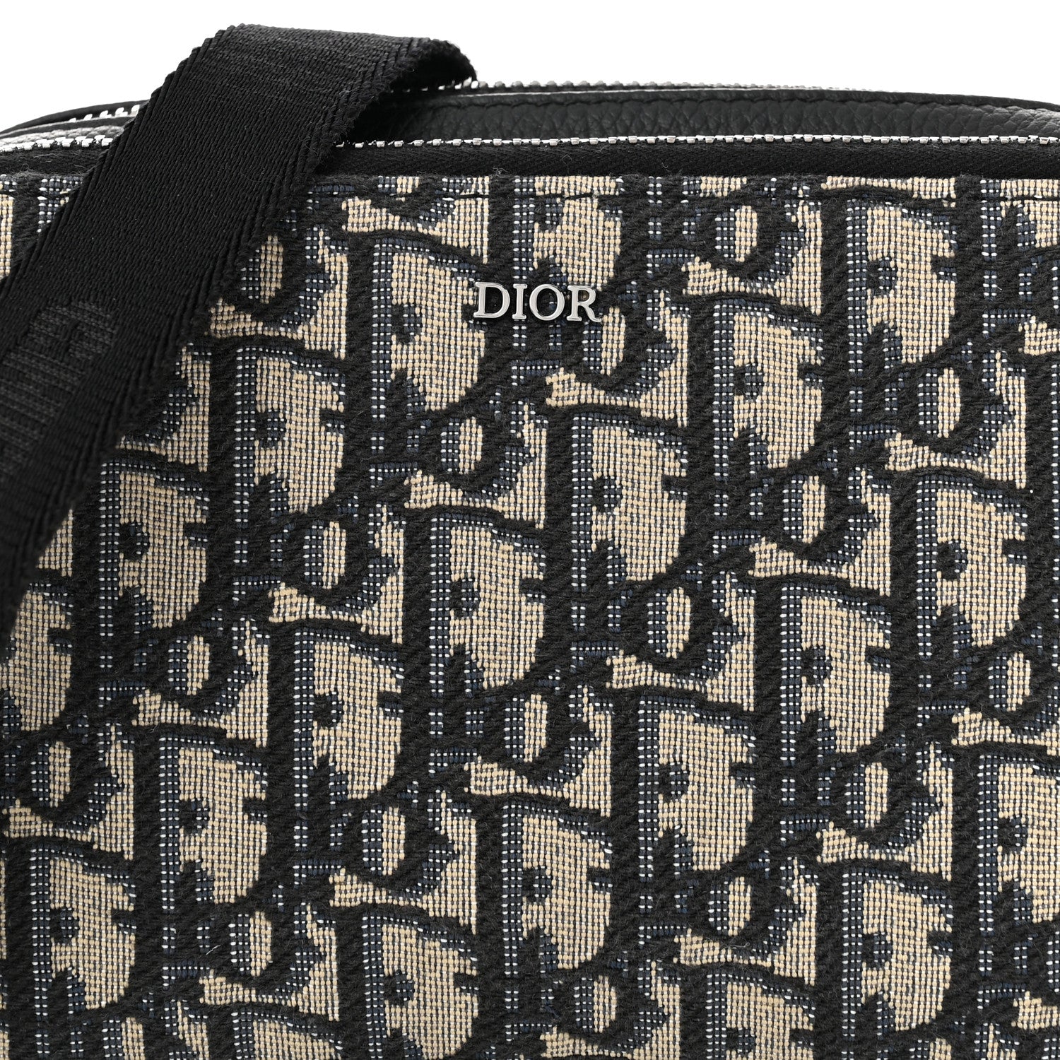 Christian Dior Oblique Pouch Navy Blue 9 of 11