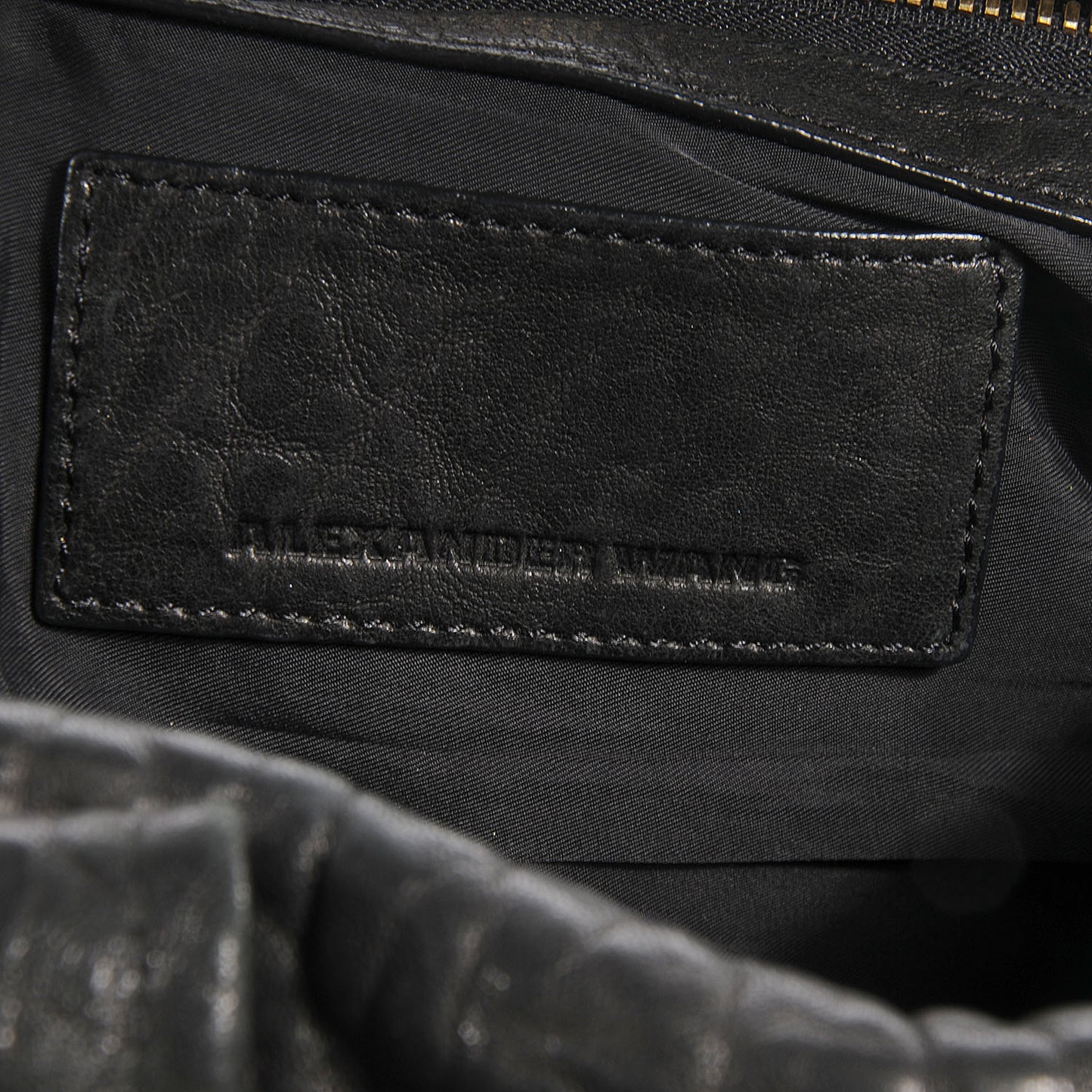Leather Rocco Duffel Black With Antique Brass Hardware