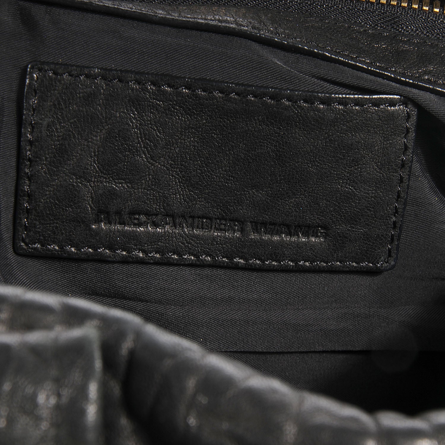 Alexander Wang Leather Rocco Duffel Black With Antique Brass Hardware 8 of 8