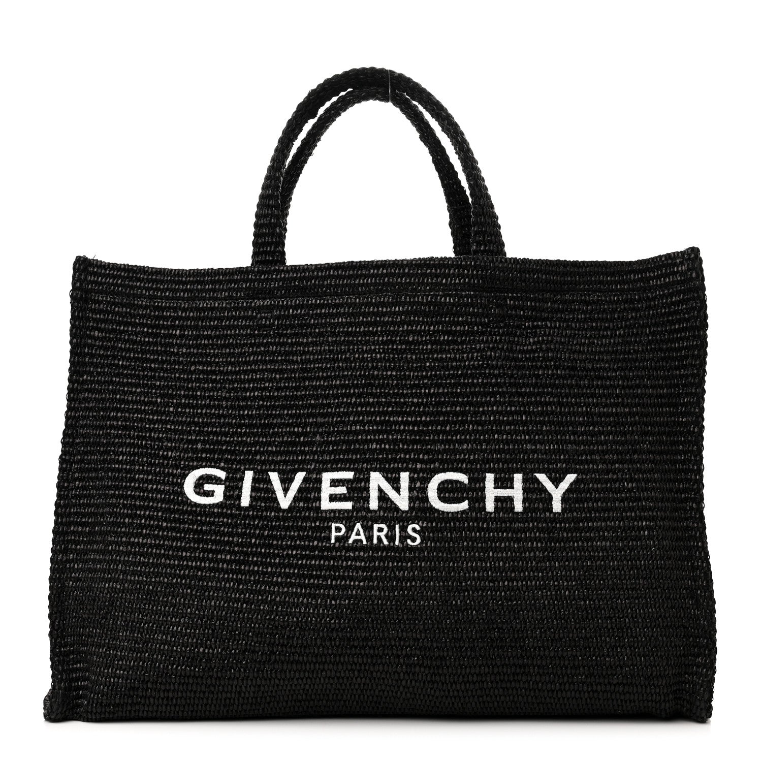 Givenchy Raffia Large G Shopping Tote Black 1 of 11