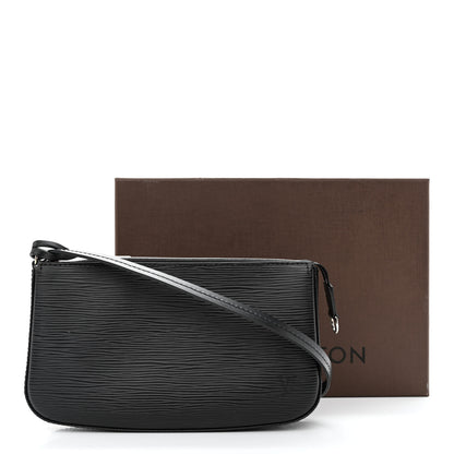 Louis Vuitton Epi Pochette Accessories NM Black 11 of 11