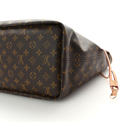 Louis Vuitton Monogram Stamped Inside Out Neverfull Bandouliere GM Beige 8 of 9