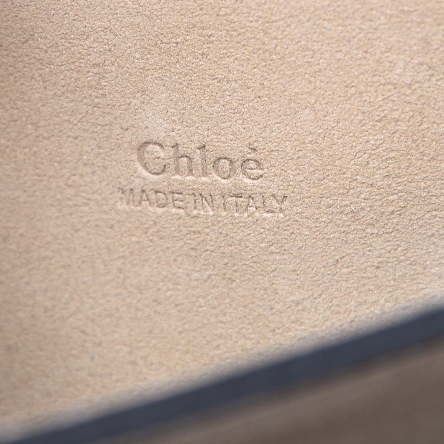 Chloe Calfskin Suede Medium Faye Shoulder Bag Carbon Grey 6 of 12