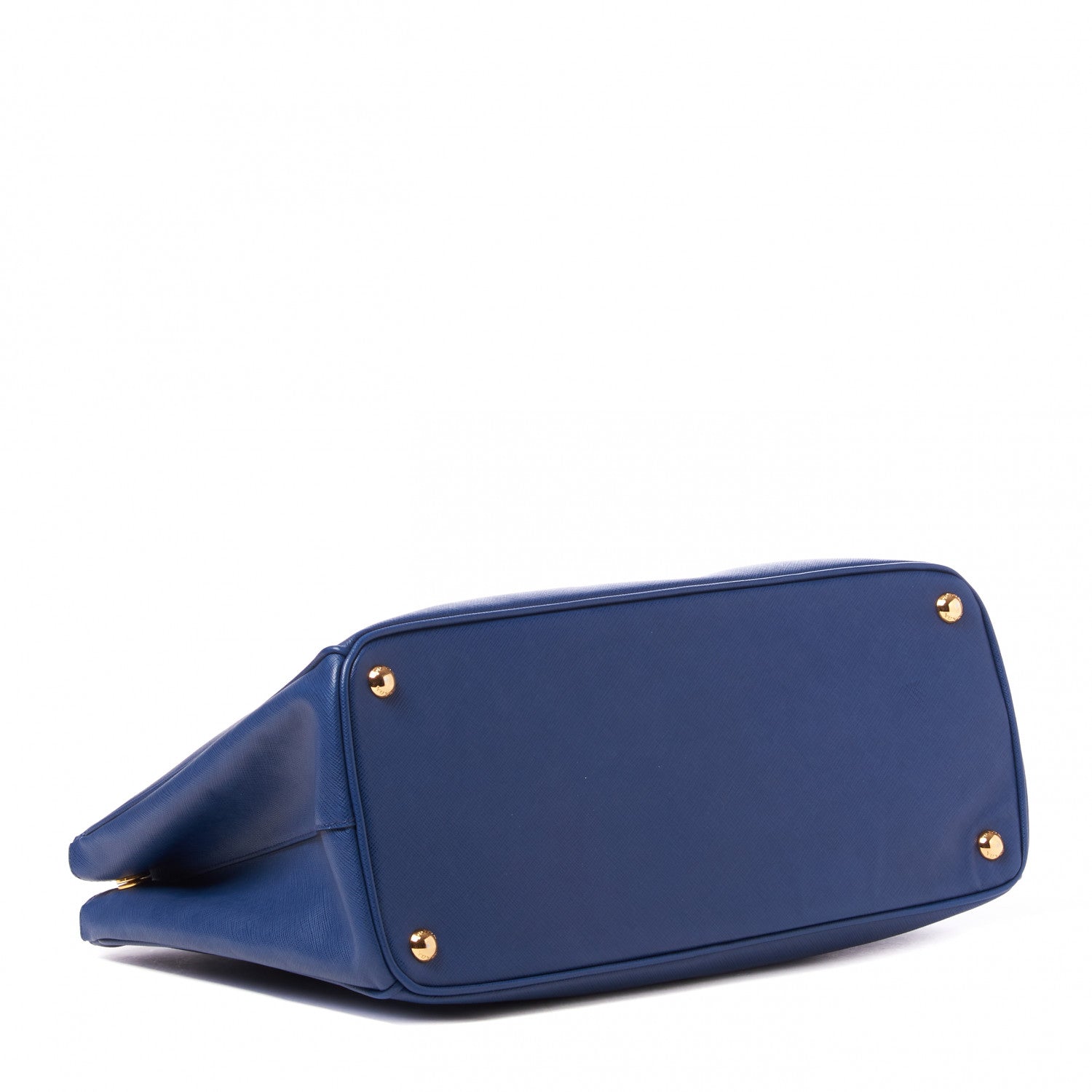 Prada Saffiano Medium Galleria Double Zip Tote Azzurro 3 of 8