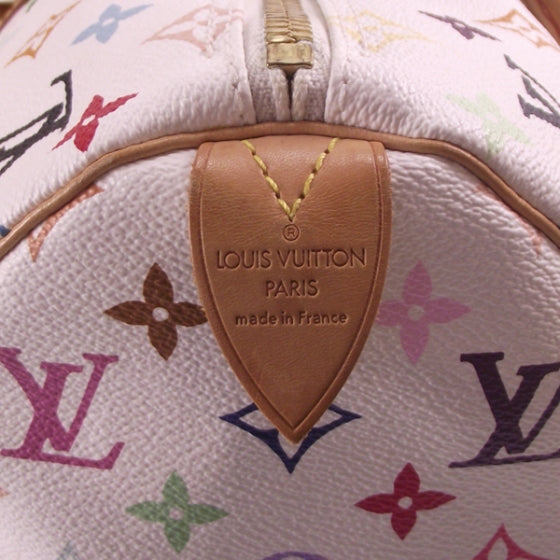 Monogram Multicolor Keepall 45 White