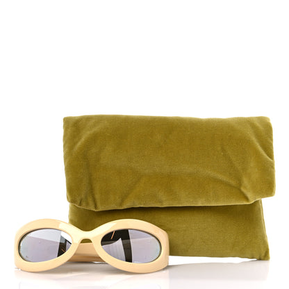 Gucci Acetate GG1247S Oval Geometric-frame Sunglasses Yellow 8 of 8