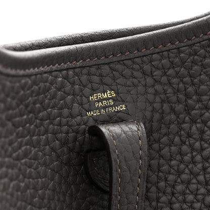 Hermes Taurillon Clemence Evelyne TPM Bai Brun 6 of 11