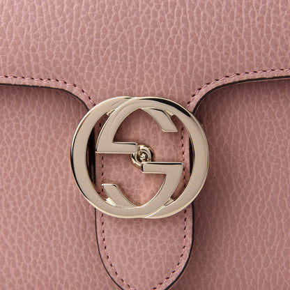 Gucci Dollar Calfskin Small Interlocking G Shoulder Bag Soft Pink 8 of 8
