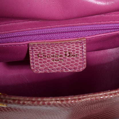 Christian Dior Lizard Mini Lady Dior Pink 6 of 7