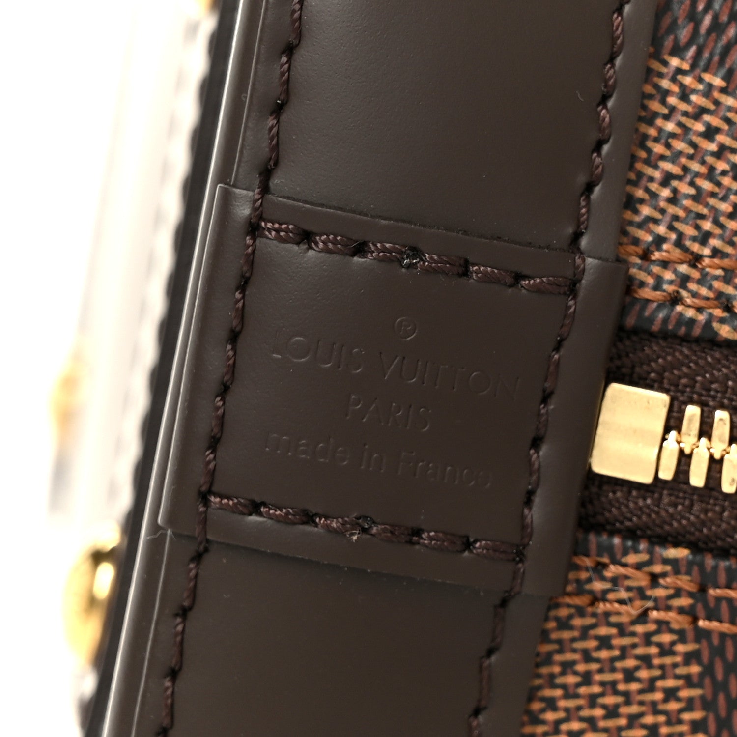 Louis Vuitton Damier Ebene Alma BB 7 of 13