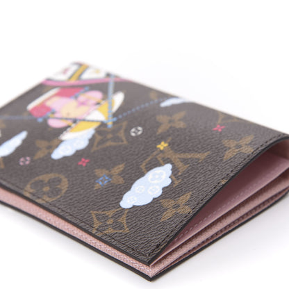 Louis Vuitton Monogram 2020 Christmas Animation Big Wheel Passport Cover Rose Ballerine 7 of 10
