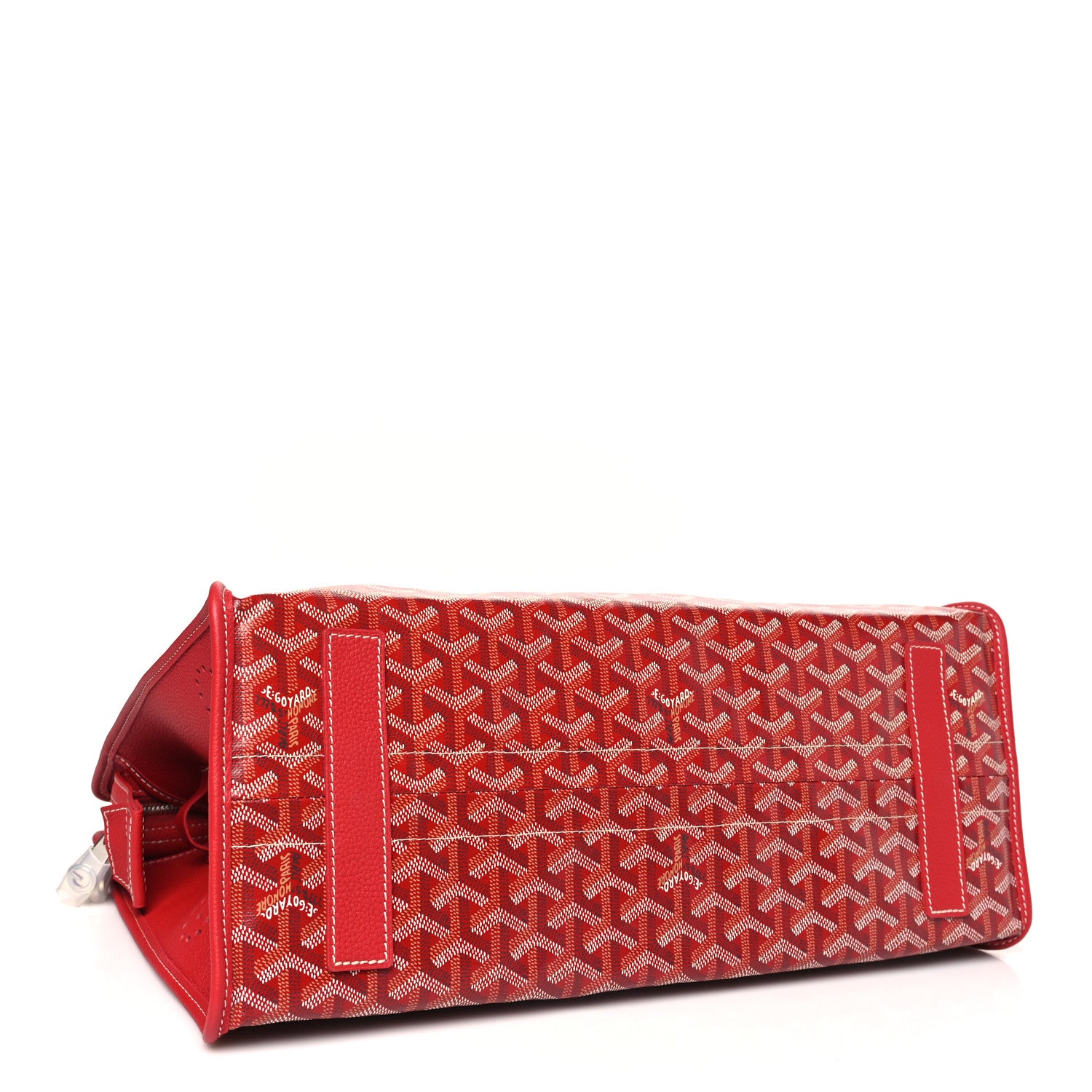 Goyard Goyardine Sac Hardy Pet Carrier PM Red 5 of 10