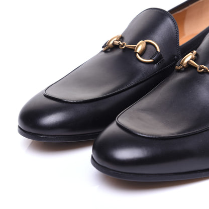 Gucci Calfskin Horsebit Mens Jordaan Loafers 7 Black 5 of 12