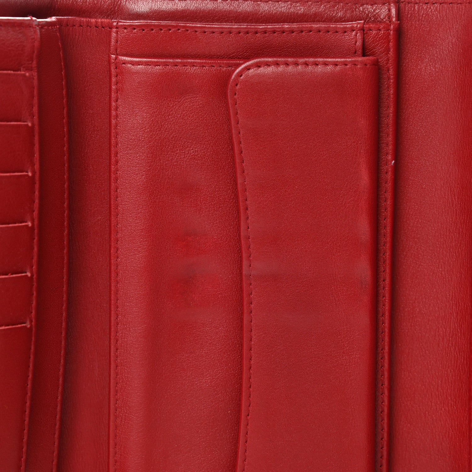Chanel Caviar Quilted Medium Flap Wallet Red 16 of 19