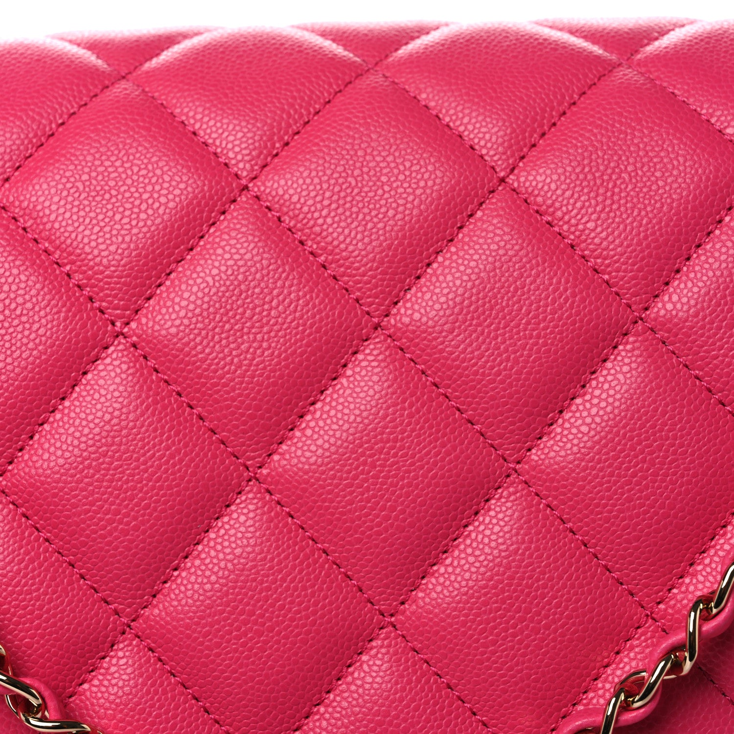 Chanel Caviar Quilted XXL Travel Flap Bag Dark Pink 8 of 12