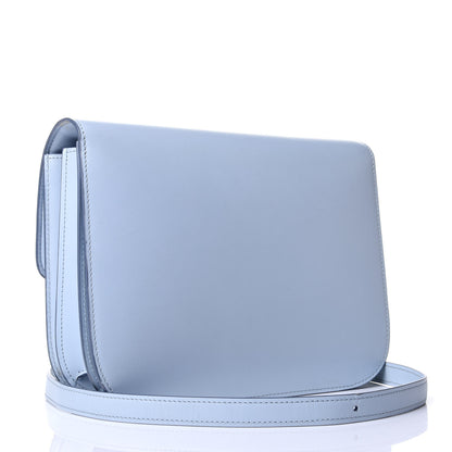 Celine Box Calfskin Medium Classic Box Flap Bag Pale Blue 2 of 5