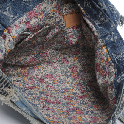 Louis Vuitton Denim Patchwork Posty Messenger Bag Blue 5 of 7