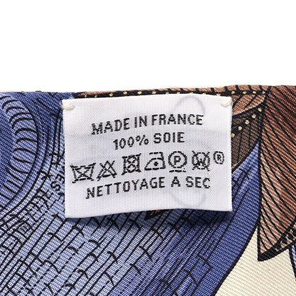 Hermes Silk Tree Of Song Twilly Creme Mauve Ocre 3 of 4