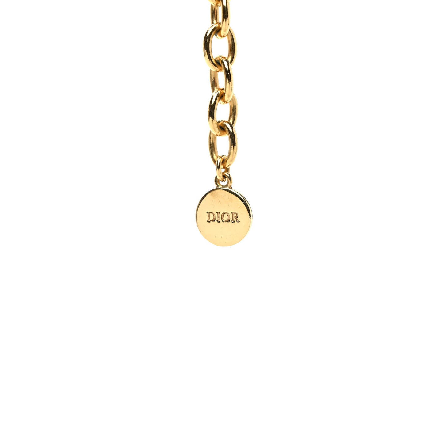 Metal Danseuse Etoile Chain Choker Necklace Gold