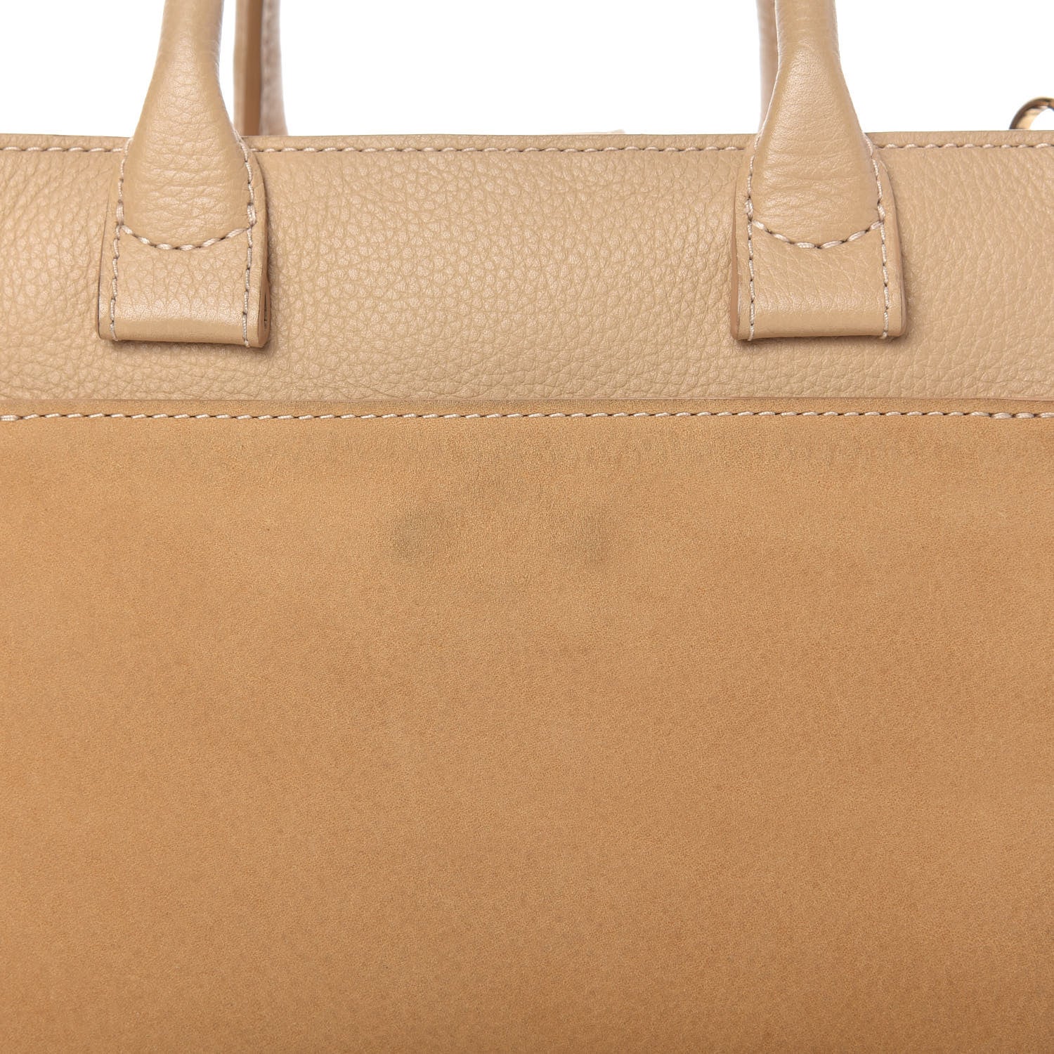 Chanel Nubuck Grained Calfskin Mini Neo Executive Shopper Tote Beige 11 of 11